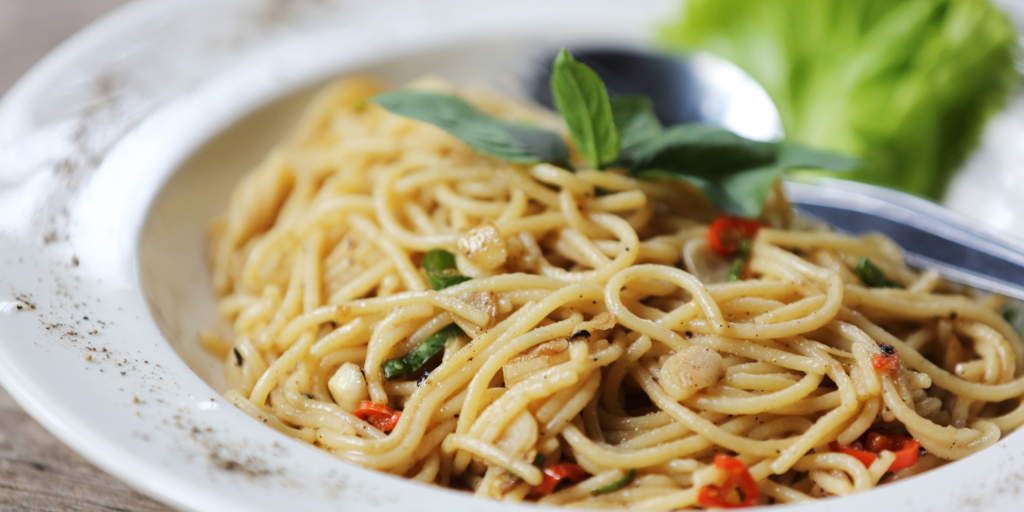 spicy garlic pasta