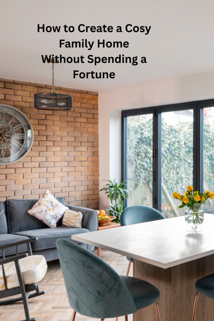 How to Create a Cosy Family Home Without Spending a Fortune (Pinterest Pin)